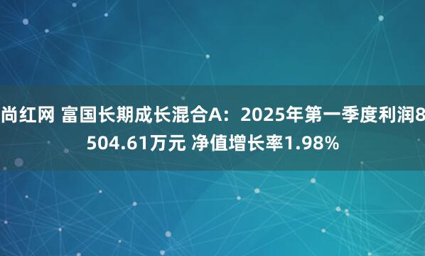 尚红网 富国长期成长混合A：2025年第一季度利润8504.61万元 净值增长率1.98%